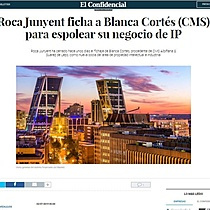 Roca Junyent ficha a Blanca Corts (CMS) para espolear su negocio de IP